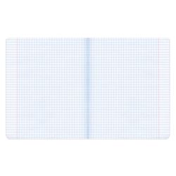 Альт / Notebook A5, 48 sh., Staple, cage, glossy varnish, "STRIPES" / 10 pcs.