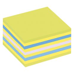 POST-IT / 自粘块（贴纸）原版“霓虹绿”76x76 毫米，450 张，各种
