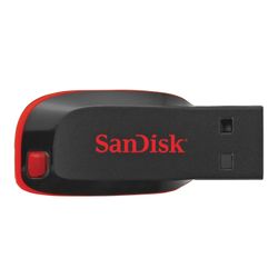 SANDISK / Flash Drive 16 GB, Cruzer Blade, USB 2.0, black