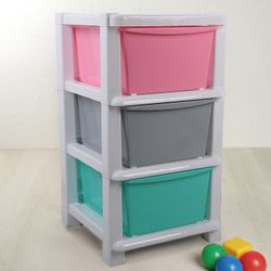 Доляна / Dolyana / Chest of drawers 3-section "Module", multicolored