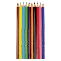 Bút chì màu làm dày FABER-CASTELL "Jumbo" 10 màu, hình tam giác, có chuốt