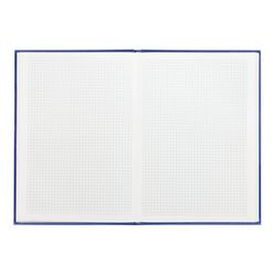 Book of accounting, 160 sheets, A4, 195 x 280 mm, "Alt", boomvinil blue, foil, cage