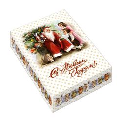 Packaging Casket "Gifts to children" with a capacity of 1000g.