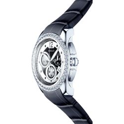SOKOLOV / Reloj de pulsera ruso de plata Gran Turismo 149.30.00.001.04.07.2 con cronógrafo