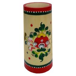 Беломорские узоры / Pencil holder wood "Onega painting"