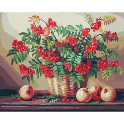 Опт-картина / Painting by numbers 40x50 Autumn still life