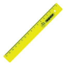 The range of plastic 16 cm PYTHAGORAS, neon, assorted, left-handed