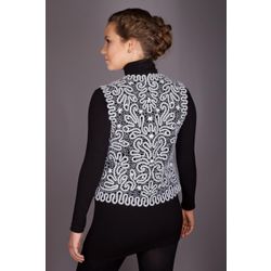 Снежинка / Snowflake / Vest female lace fitted silhouette