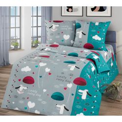 ВладЛен / VladLen / Children's bedding made of coarse calico "Happy Day"