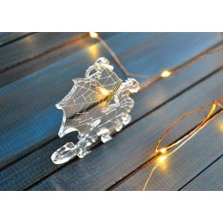 Ленивые Бобры / Lazy Beavers / Mirror Christmas tree toy "Dragon"