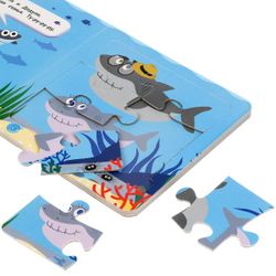 Умка / Umka / Book with puzzles "Sharks"