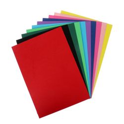 BRAUBERG / Color cardboard double-sided A4 100 sheets