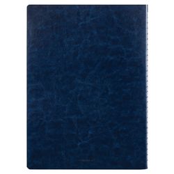 BRAUBERG / Notizbuch 60 l. karierter Einband Glattkunstleder, Naht, A4 (210x297mm), DUNKELBLAU, VIVA / 10 Stk.