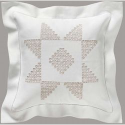 Крестецкая строчка / Pillowcase, 40x40 + 5 cm