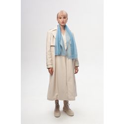 Оренбургский Пуховый Платок / Openwork downy tippet, color blue