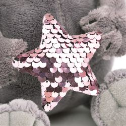LARANJA BRINQUEDOS / Peluches Raccoon Daisy estrela rosa 20 cm