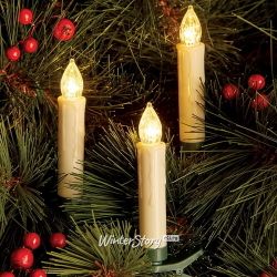 Kaemingk / Garland Candles on the remote control 10 candles with clips, 13.5 cm, timer, IP20