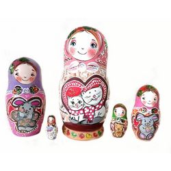 Фабрика Матрешек / Matryoshka Factory / Matryoshka Pastel Heart, 5 m 15 cm