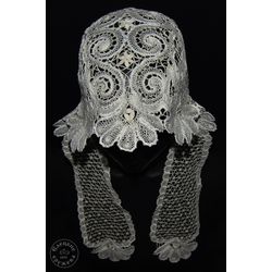 Елецкие кружева / Elets lace / Bandana headscarf for women lace