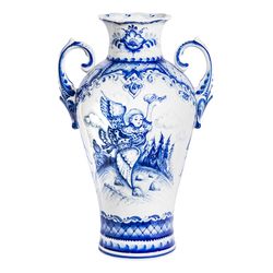 Гжельский Фарфоровый завод / Vase Valentine plot author's work