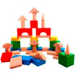 DESIGNER TABLE in a cardboard box in the thermo - 42 parts color for children from 3 years