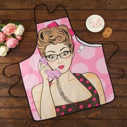 Этель / Apron Love Life "Polka Dots" 70x80cm, 100% pe