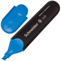 Highlighter SCHNEIDER (Germany) "Job", BLUE, line 1-5 mm