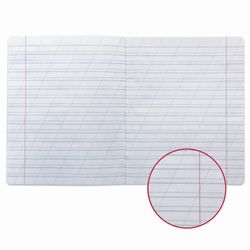BRAUBERG / Cuaderno 12 a. "ECO", línea oblicua, cubrir papel estucado grueso, PASTEL CON ESQUINA / 20 uds.