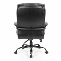 BRABIX PREMIUM "Heavy Duty HD-004" armchair, 200 kg, eco-dog, black