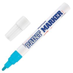 Barniz marcador de pintura MUNHWA, 4 mm, AZUL, base nitro, cuerpo de aluminio