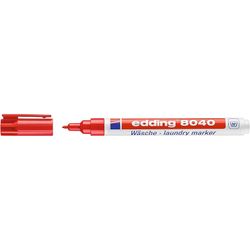 EDDING / Edding / Laundry marker, round tip, 1 mm, wash up to 95 ° C Red