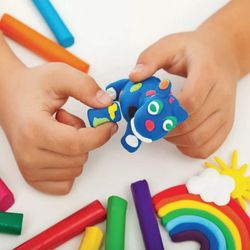 Klassisches Plastilin BRAUBERG 12 Farben, 200 g, HÖCHSTE QUALITÄT, Blister