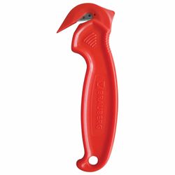 安全仓库刀 BRAUBERG“物流”，用于打开包装材料，红色，泡罩
