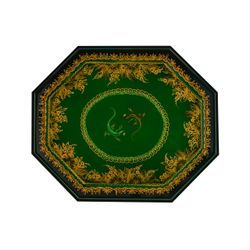 Сувениры из Н.Тагила / Souvenirs from N. Tagil / Tray "Octagonal. Lizards. Hand-painted", 30x25 cm