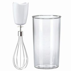 BRAUN / Hand blender MQ525 OMELETTE, 600 W, 2 speeds, chopper, whisk, glass, steel, gray