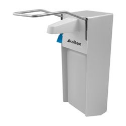 KSITEX / Dispenser for disinfectants, bulk, elbow drive, aluminum, 1 l