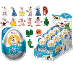 Конфитрейд / KIDSBOX BUBA 甜品带礼物 1kor * 6bl * 16pcs, 20g