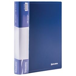 Chemise de 100 inserts BRAUBERG standard, bleu, 0,9 mm