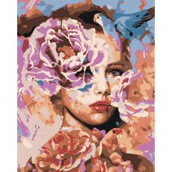 Опт-картина / Pintura por números CAKADU 40x50 Visual feminino