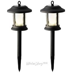 Kaemingk / A set of garden lights on solar battery Solar Palermo 28 * 16 cm 3 in 1, 2 pieces, IP44