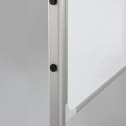 Whiteboard-flipchart magnetic marker (70х104 cm), bilateral, with peredily stand, "2x3" (Poland)