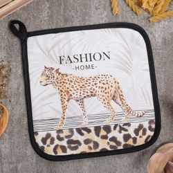Этель / Ethel / Potholder "Fashion home" 19х19 twill, 100% x / l, batting 250g / m2