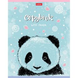 HATBER / Notebook А5 48 p. bracket, cage, matte lamination, "Lovely animals" / 10 pcs.