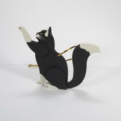 Toy Christmas tree "Cat Sitting" 9005