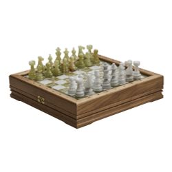 GamesDealer / European stone chess 34x34 cm (2.75 ") RTG-5216