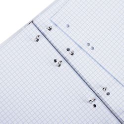 BRAUBERG / Quaderno su anelli A5 (175x215 mm), 120 sh., Copertina in cartone, gabbia, plastificazione lucida, "Fiori" / 2 pz.