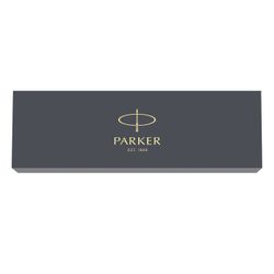 Ballpoint pen PARKER "Jotter Plastic CT" case, black, stainless steel, blue