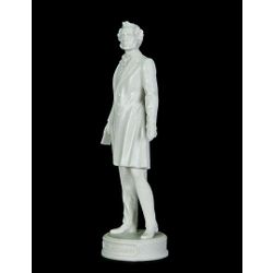 Vernissage of History / Statuette Alexander Puschkin (weißer Marmor)