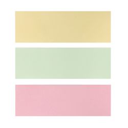 STAFF sticky bookmarks, PASTEL paper, 76х25 mm, 3 colors x 100 sheets