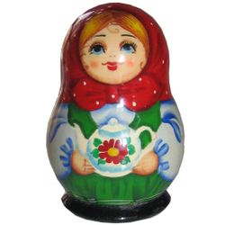 Мастерская подарков / Gift workshop / Salt and pepper shaker, 7 cm. "Girl with a teapot"